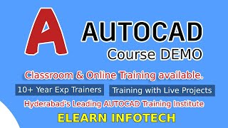 AutoCAD Course Demo | AutoCAD Training in Hyderabad | #1 AutoCAD Training Institute in Hyderabad