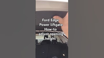 Ford Edge Power liftgate - how to adjust opening height #shorts