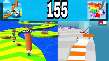 Shortcut Run VS Flag Painters: GameplayWalkthrough All Levels ( part 155)