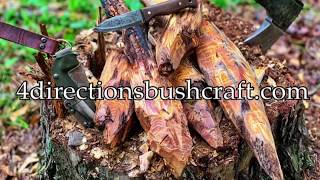 Fatwood / Pine Lighter | Natures Fire Starter @4directionsbushcraft