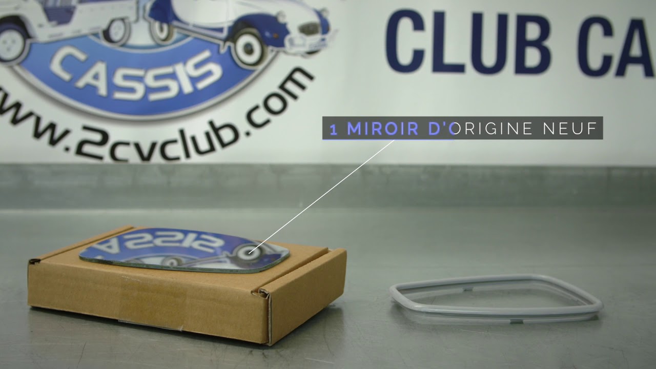 Sales of Méhari original door mirror repair kit - MEHARI CLUB CASSIS