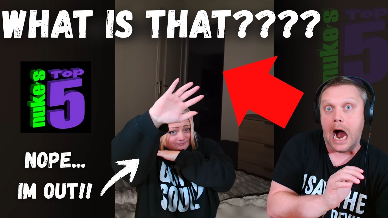 Swedes reacts to Nuke´s top 5 for HALLOWEEN and these ghost videos scare the crap outta of us!!