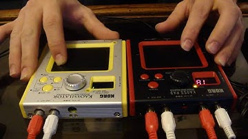Korg Kaoss Pad Mini Kp & Kaossilator Synthesizer Samples Techno Drum n Bass Hardcore Mix