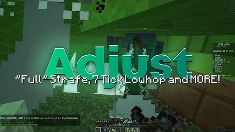 ADJUST IS STILL THE BEST!? | NEW STRAFE METHOD, 7 TICK LOWHOP, FULL 1.8 AUTOBLOCK AND MORE!