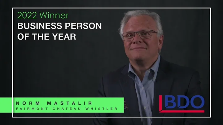 Winner - 2022 Business Person of the Year Award