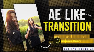 New Trending Reels Transition Tutorial | Ae Like Transition Preset /Xml | Alight Motion