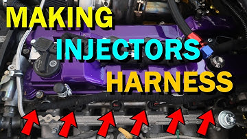Making Injectors Wire Harness - 2JZ to E46 Conversion