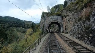 Driver’s Eye View of Austria’s legendary “Semmering Railway” – Payerbach to to Mürzzuschlag