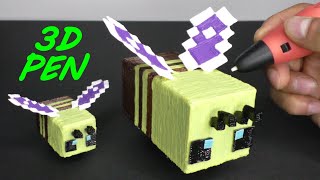 Making Minecraft BEES | 3D Pen