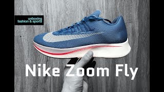 Nike Zoom Fly ‘sky blue’ | UNBOXING & ON FEET | running shoes | 2018 | 4K