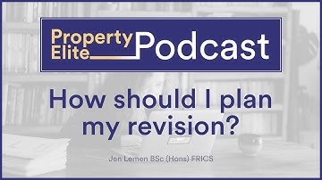 How should I plan my revision? -  RICS APC Lifeline