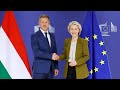 Деньги ЕС поступят в Венгрию "в ближайшее время", заявил Мадьяр после встречи с фон дер Ляйен