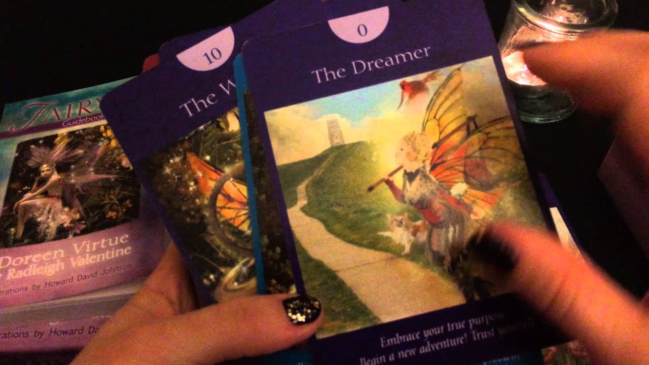 ASMR French/Francais: Fairy Tarot Cards de Doreen Virtue
