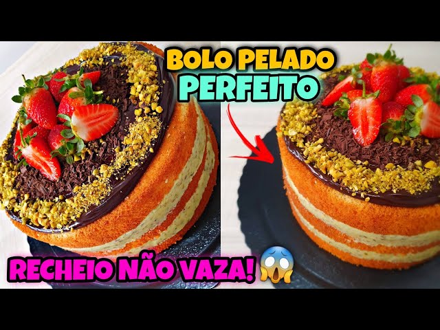 Como fazer um bolo simples virar um apetitoso naked cake