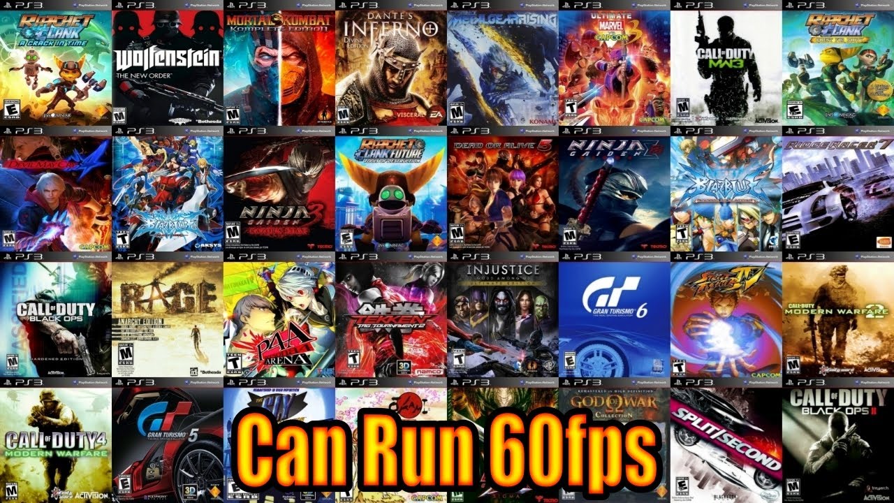 My Top 45 Best PS3 Games That Can Run 60fps! - YouTube