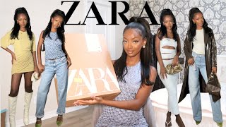 ZARA SPRING TRY ON HAUL *NEW IN* (TWO PIECE SETS, DENIM, DRESSES & MORE) 2023