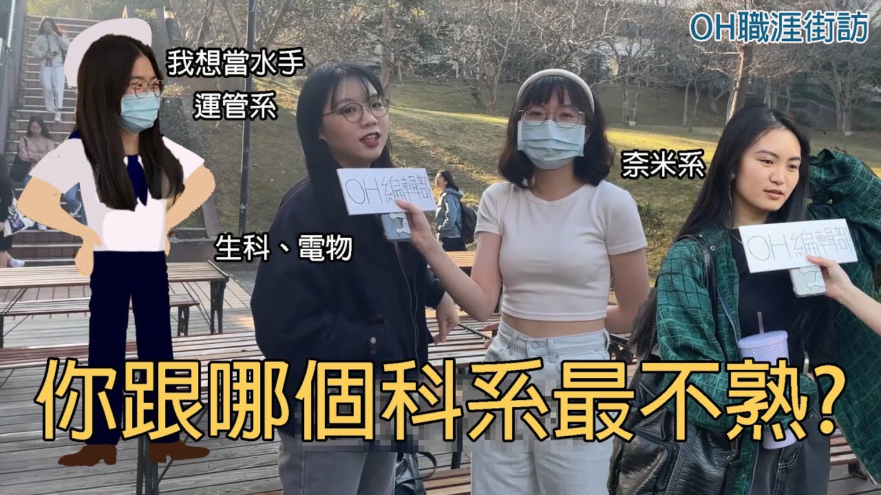 你跟哪個科系最不熟？運管系未來想當水手，不知道工工系在做什麼？【陽明交大裡你最不熟的科系】Open House-NYCU編輯部校園街訪