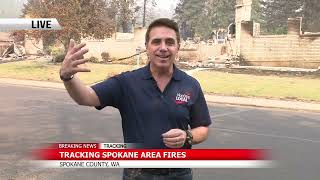 Thousands evacuated as wildfires spread catastrophically, homes destroyed