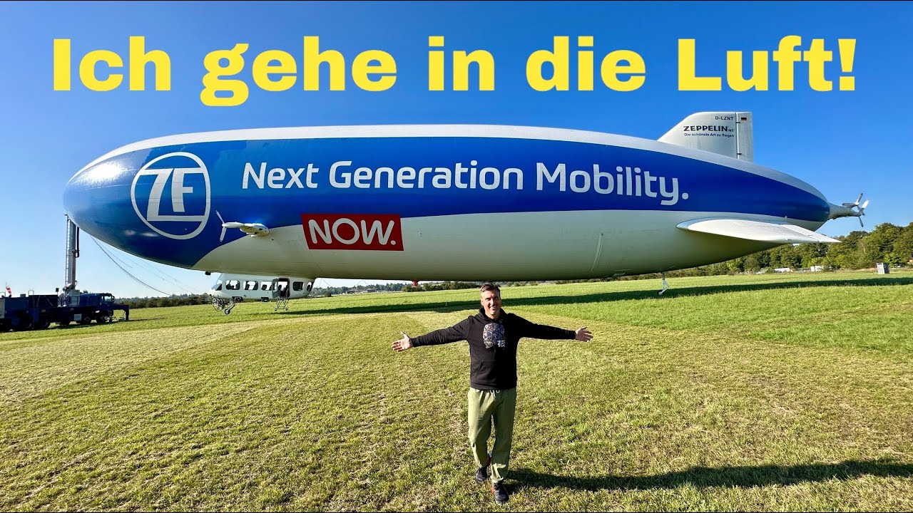 Wie abgehoben ist das denn? Zeppelin NT: Mitflug im modernen Luftschiff | Rundflug über München