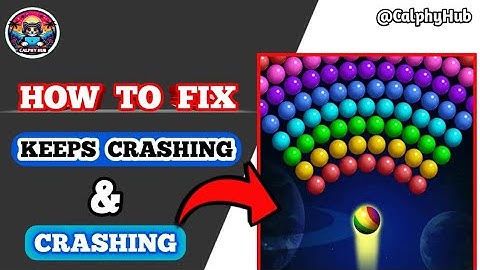 how to fix Bubble Shooter keeps crashing problem | Bubble Shooter Blast Crashing / crash Fix #crash