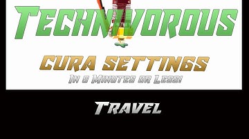 Cura Settings in 5 Minutes or Less! 6.0 - Travel