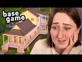 I tried renovating the worst base game house in the sims 4