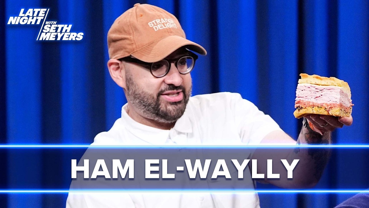 Chef Ham El-Waylly Teaches Seth How to Make a Knicks-Themed Cocktail and a Muffuletta Sandwich