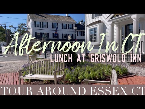 Essex CT walk through town and lunch at Griswold INN Fall 2021