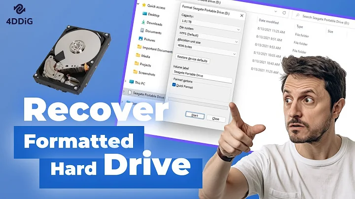 How to Recover Data from a Formatted Hard Drive