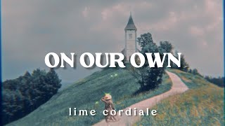 Video thumbnail of "on our own - lime cordiale || lyrics"