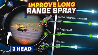 🔥Advance chinese tips to improve spray in long range | Tips & tricks to improve (aim/movement) BGMI