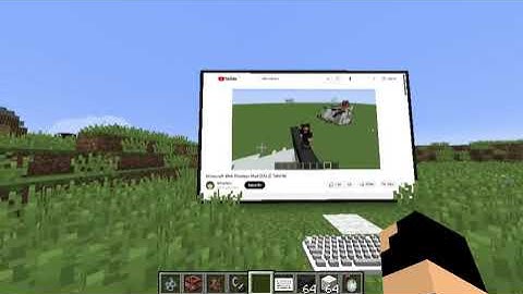 Minecraft Webdisplays 1.12.2 mod | Watching Youtube