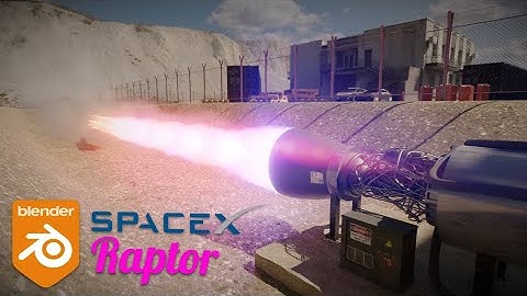 SpaceX Raptor (3D Animation)