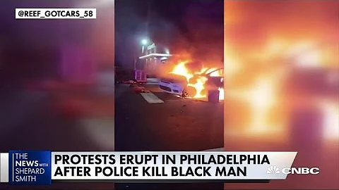 Protests erupt in Philadelphia after police kill black man