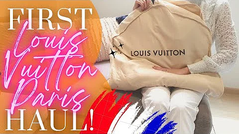FIRST LOUIS VUITTON PARIS UNBOXING SURPRISE!