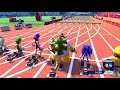 Mario＆Sonic at the OLYMPIC GAMES Tokyo 2020 110M All Mario's Members Miss jump ! マリオ＆ソニック東京オリンピック