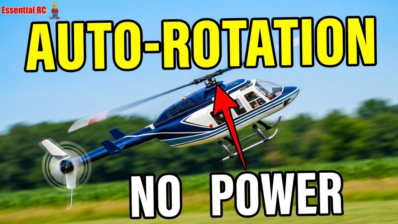 Auto-Rotation in RC Helicopters