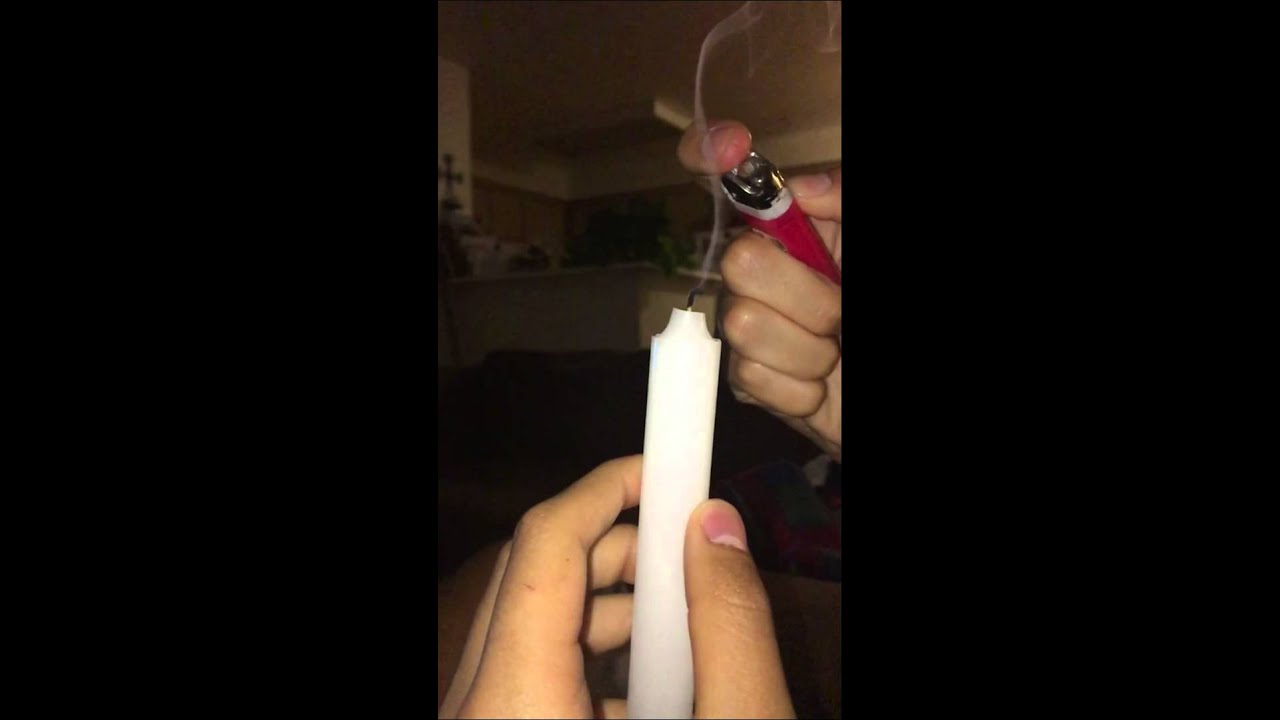 Amazing candle trick in slomo 😄 YouTube