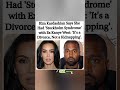 Kim Kardashian says she had 'Stockholm Syndrome' with Kanye West.💔😳#viral #youtubeshorts #love #news