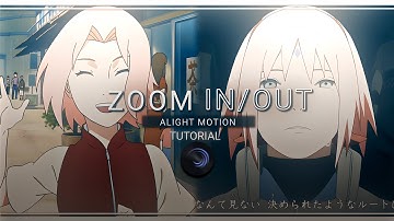 Simple Zoom In Out Tutorial | Alight motion | XML preset? 