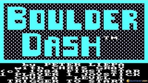 Super Boulder Dash gameplay (PC Game, 1986)