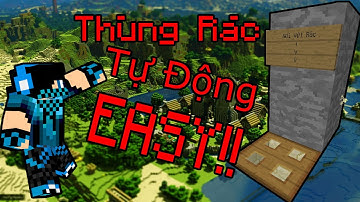 Minecraft: Cách làm Thùng Rác Tự Động (No Mod)