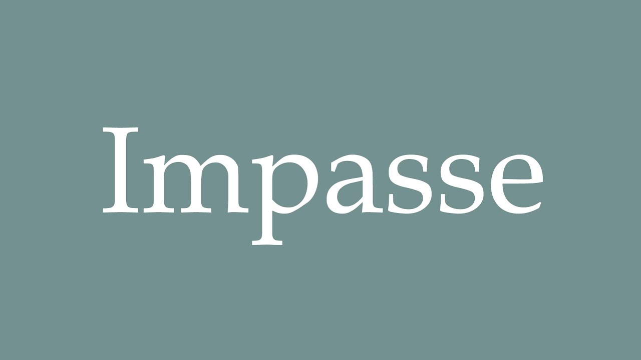 Impasse o empasse: come si scrive e pronuncia