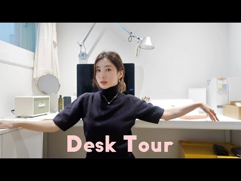 [랜선집들이] 맥시멀리즘의 데스크 투어 | 작업방 공개 <strong>Desk</strong> <strong>Tour</strong> 🛋Deskterior 인테리어 part. 4