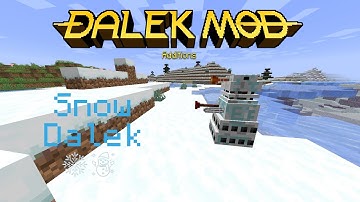 Snowy Daleks | Dalek Mod: Additions advent calendar day 19