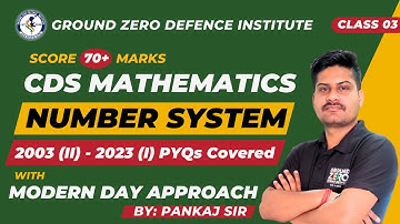 CDS Number System Previous Year Questions #3 | Last 20 Years CDS Maths PYQ | CDS Maths By Pankaj Sir