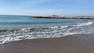 Noise of the sea, wind, asmr, Italy