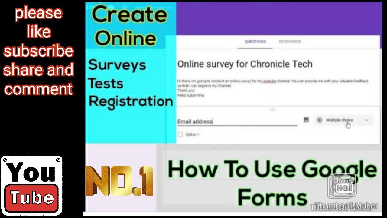 how to create Google forms in Hindi - YouTube