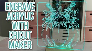 I love cutting acrylic with my Cricut Maker! Give it a try! #cricut #c, cricut for beginners