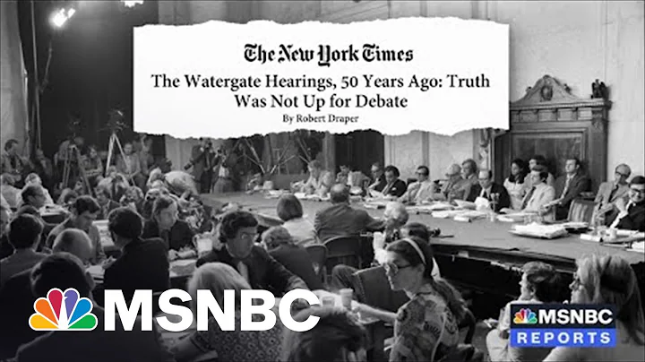 Robert Draper: During Watergate Hearings, Unlike N...